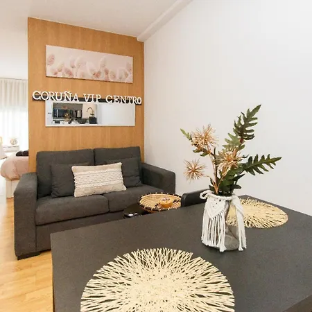 Apartamentos Coruna Vip Centro A Coruna Exterior photo