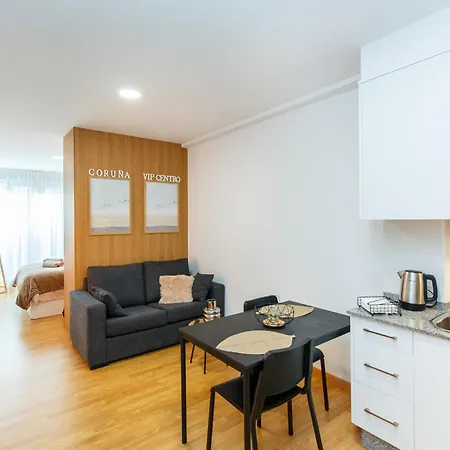 Apartamentos Coruna Vip Centro A Coruna Exterior photo